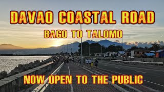 DAVAO COASTAL ROAD | UPDATE!!! | OPEN TO THE PUBLIC ANG COASTAL ROAD | GANDA NG COASTAL DAMING TAO.