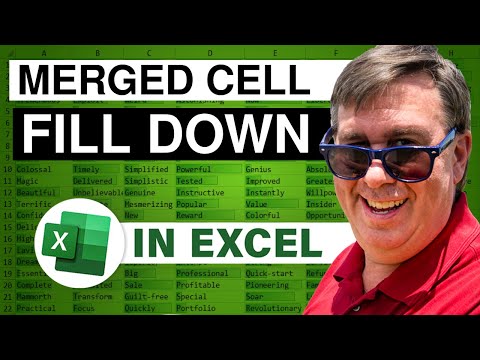 Video: Hvor er unmerge-celler i Excel?