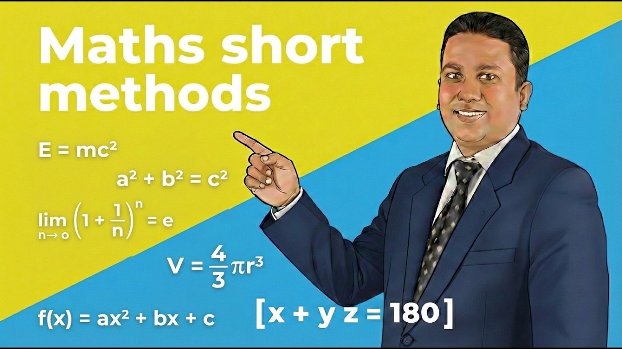 Mathematics short methods - YouTube