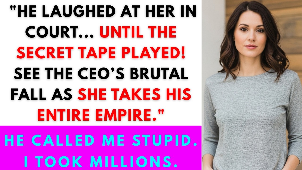 I Represented Myself in Divorce Court. My Husband Laughed... Until The Judge Heard The Recording.