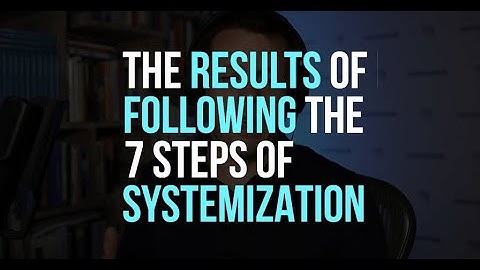 Benefits of Systemizing Your Business - David Jenyns