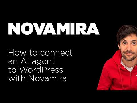 How to connect an AI agent to WordPress with Novamira
