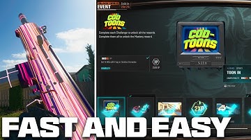 HOW TO GET SPEED LINES ANIMATED CAMO FAST & EASY! (ALL CODTOONS Challenges Guide) - Black Ops 6