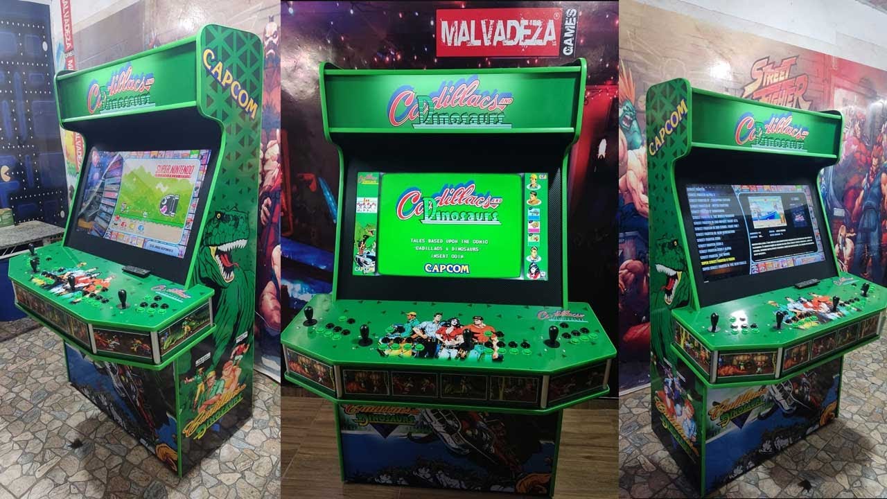 Cadillac and dinosaurs  Dreamcast #jogosdeluta #arcade #fliperama #brook 