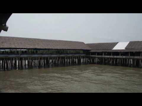 The Sea View Restaurant is really in the Sea, Bangkok, Thailand