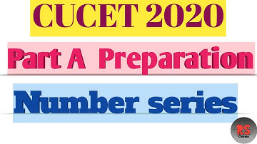 Cucet 2020 preparation || Part A || Number series || RS Classes