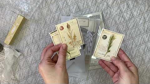 UNBOXING - R. Atelier June 2021 Subscription Box - Paper Ephemera, Stamps