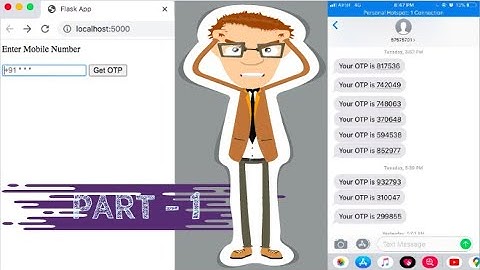 Build #Python Web App with #OTP Authentication | PART - 1 | #Flask FrameWork | 2020