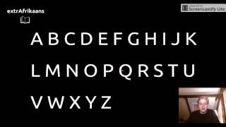 1. The Afrikaans Alphabet