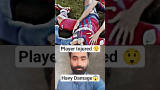 Two players collide, one seriously injured #asmr #football #worldcup #viral