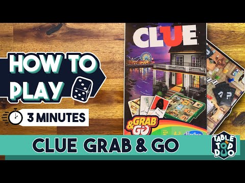 How to Play Clue Grab & Go (Cluedo Grab & Go Rules)