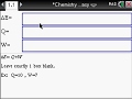 CHEMISTRY and INTERNAL ENERGY Solver for the TiNspire CX  - Step by Step