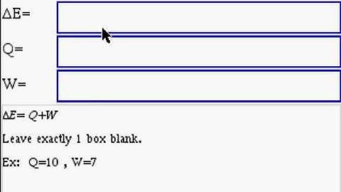 CHEMISTRY and INTERNAL ENERGY Solver for the TiNspire CX  - Step by Step
