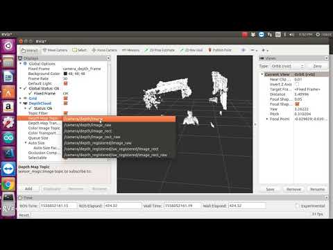 Structure Sensor working on ROS
