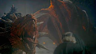 Rhaenys Threatens Alicent & King Aegon With A Dragon House Of Dragon Episode 9 Ending Scene