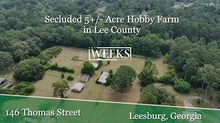 Secluded 5+/- Acre Hobby Farm in Lee County