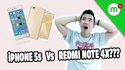 So sánh xiaomi redmi note4 với iphone 5s năm 2024