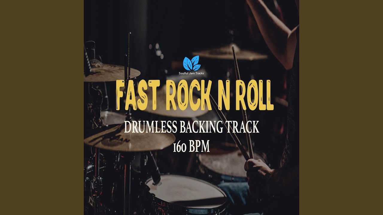 Fast Rock n Roll Drumless Backing Track