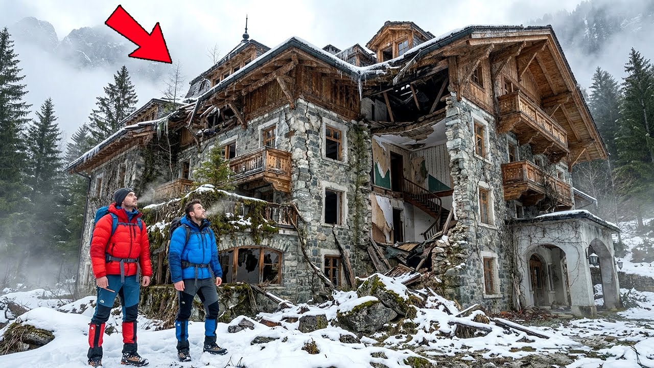 2 Men Bought a 100 Year Old Swiss Alps Mansion To RENOVATE it to Its Former Glory