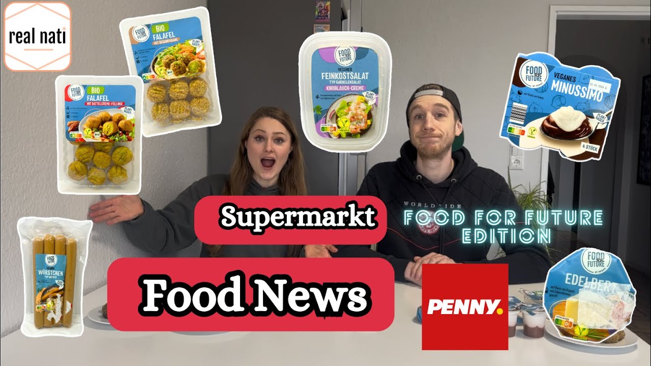 ÜBERRASCHEND 😱 FOOD NEWS aus dem Supermarkt 🛒 Neue vegane Penny Produkte 🌱 Taste Test Review