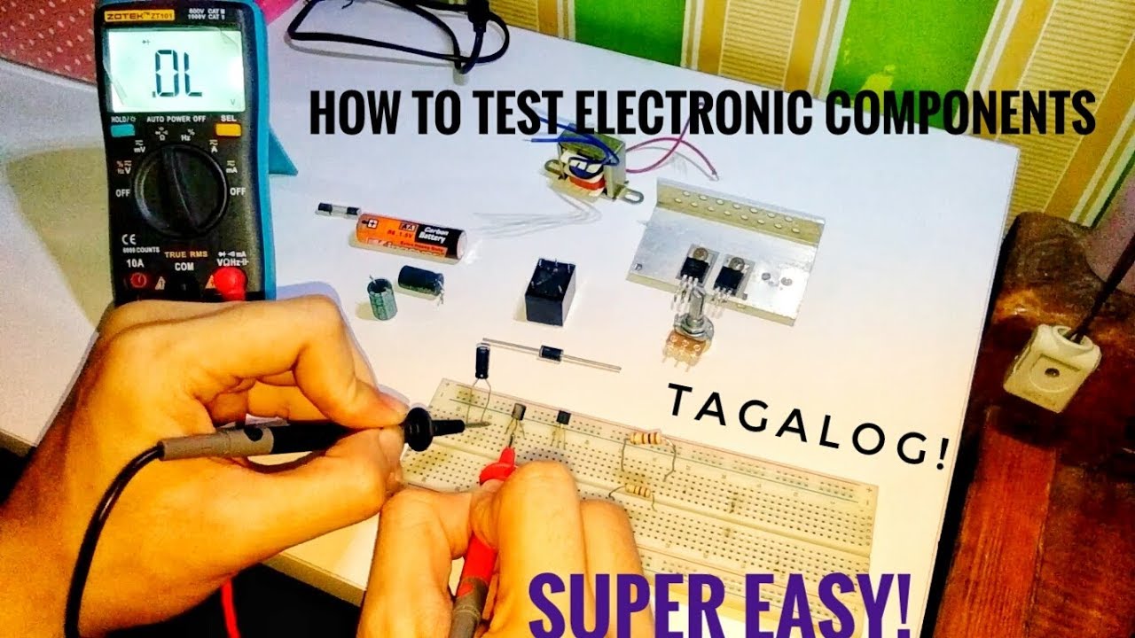 Paano Mag Check Ng Mga Electronics Components Testing Electronic Paano mag check ng mga electronics components testing electronic
