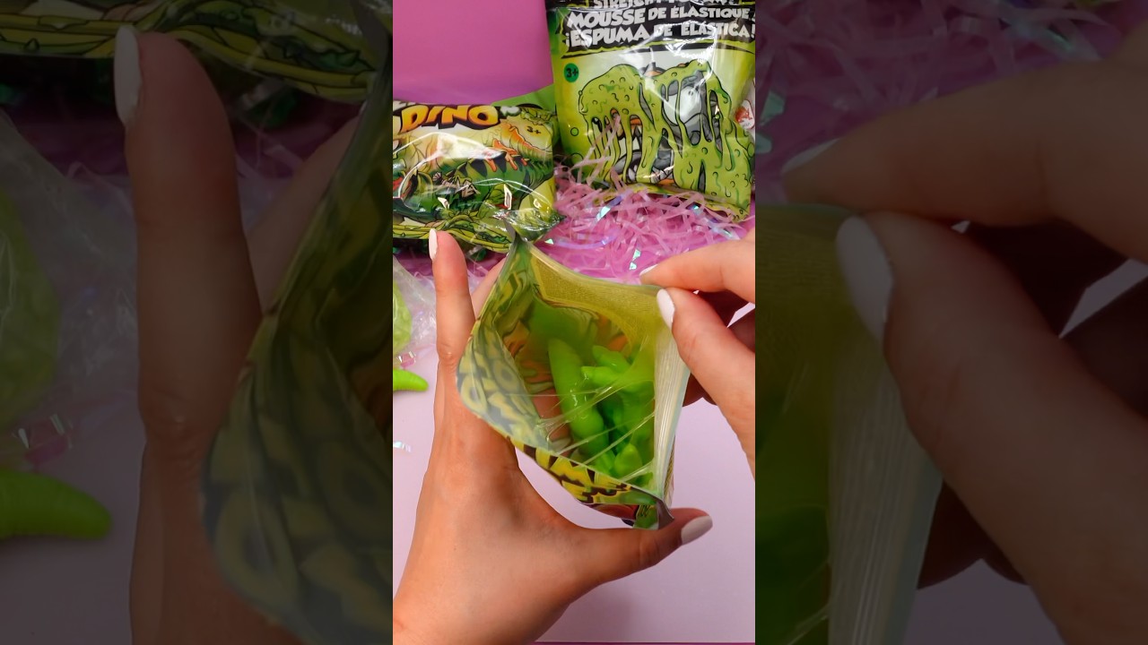 ASMR • sounds & noises of packages opening • unboxing Smashers Mega Dino Light Up