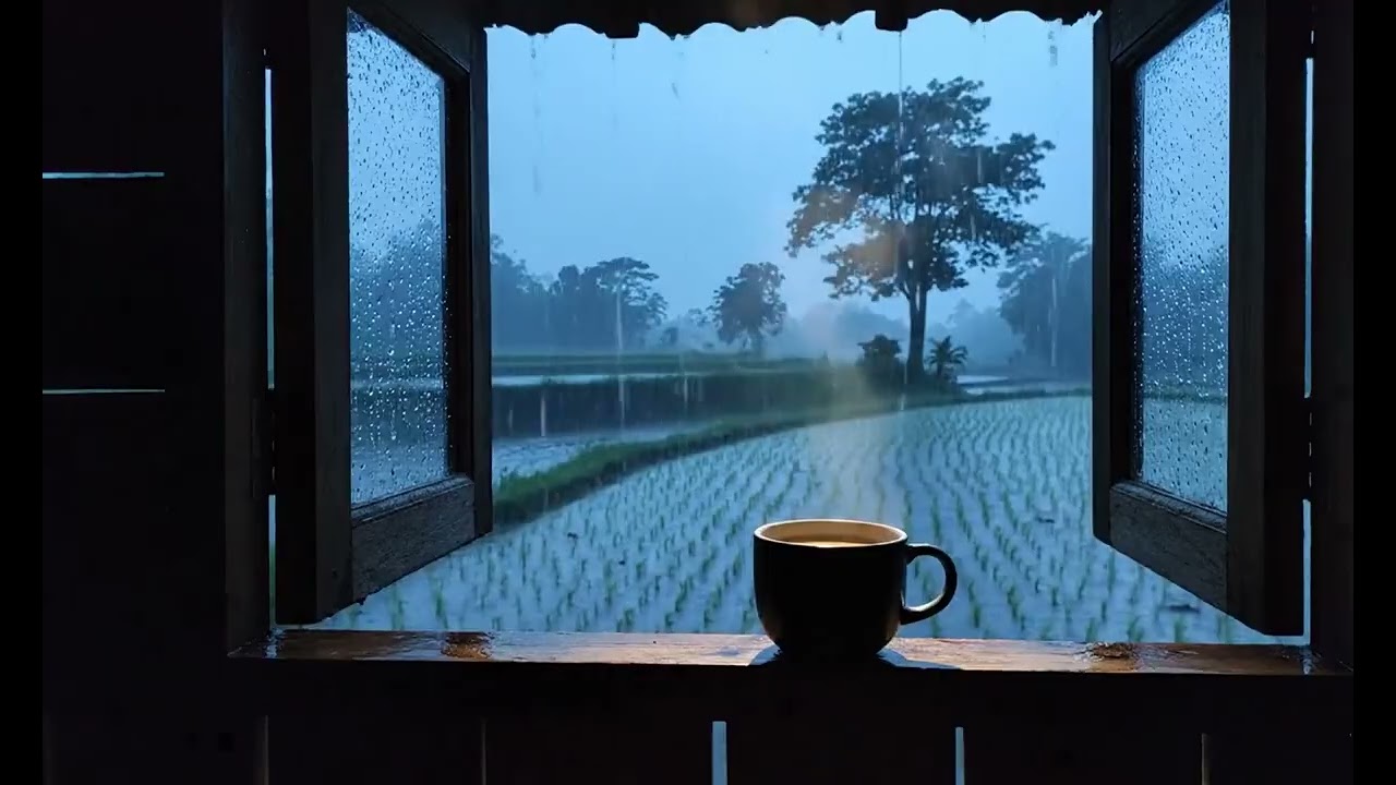 Floating Wood Hut - Heavy Rainfall Ambience for Instant Sleep