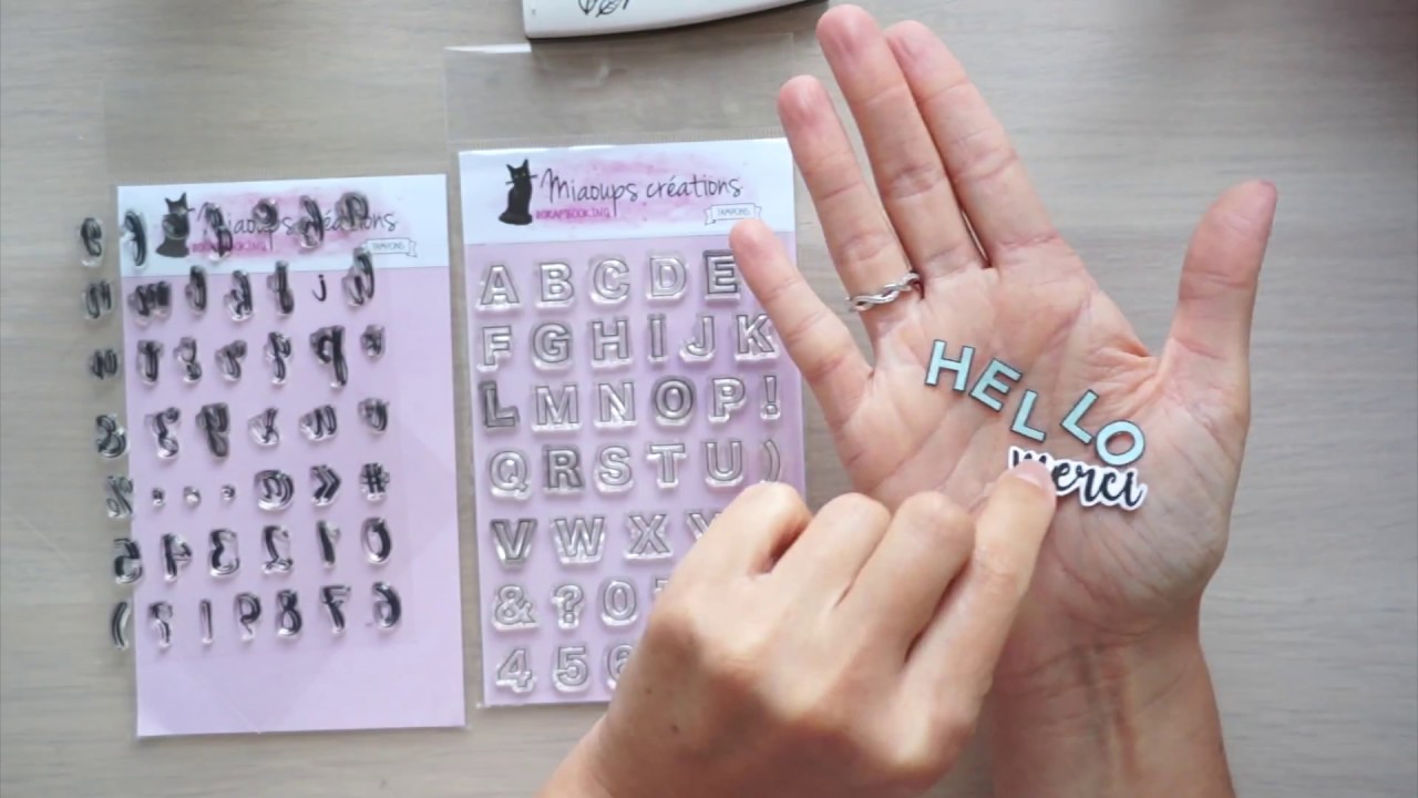 Astuces & conseils pour les tampons alphabets
