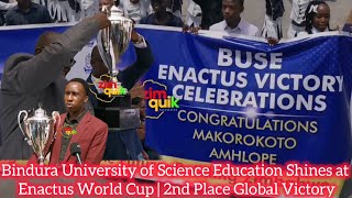 Bindura University of Science Education Shines at Enactus World Cup | 2nd Place Global Victory