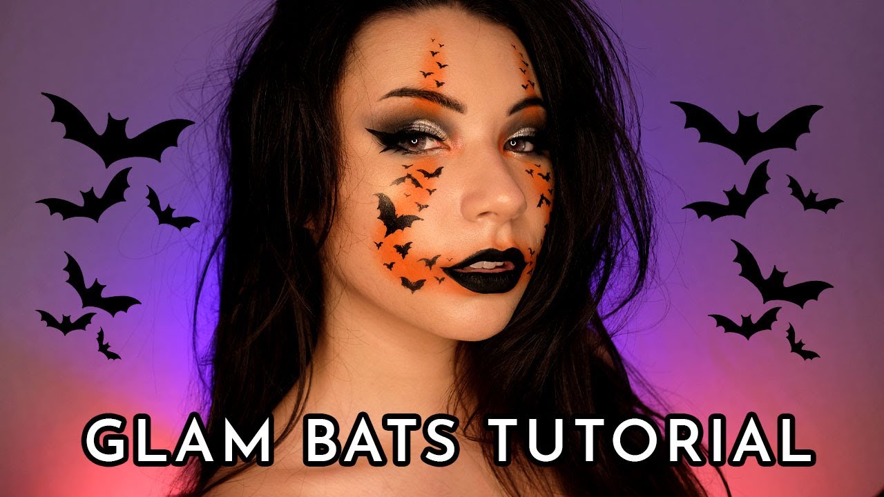 PENNYWISE BATS TUTORIAL | SUPER EASY, LAST MINUTE HALLOWEEN MAKEUP LOOK ...