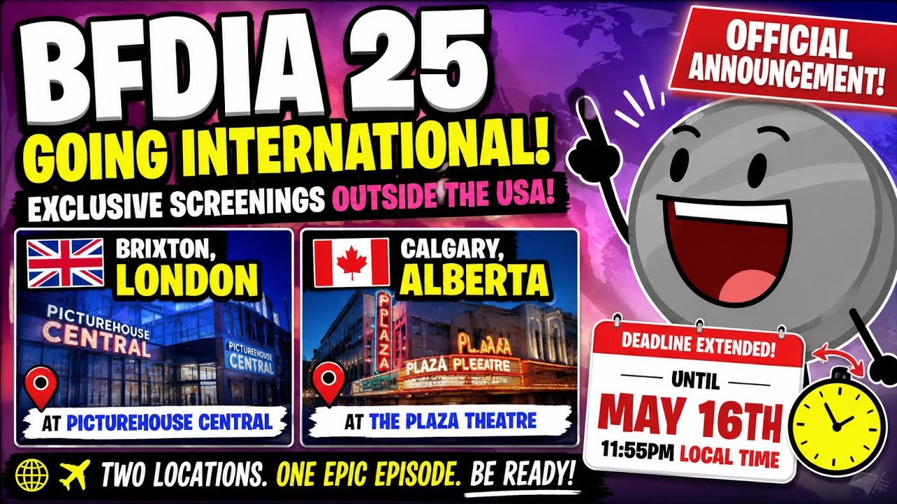 BFDIA 25 GOING INTERNATIONAL?! OFFICIAL ANNOUNCEMENT! - YouTube