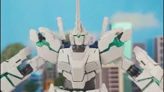 RG Gundam Unicorn Full Armor Build & Transformation Stop Motion RG 1/144 フルアーマー・ユニコーンガンダム
