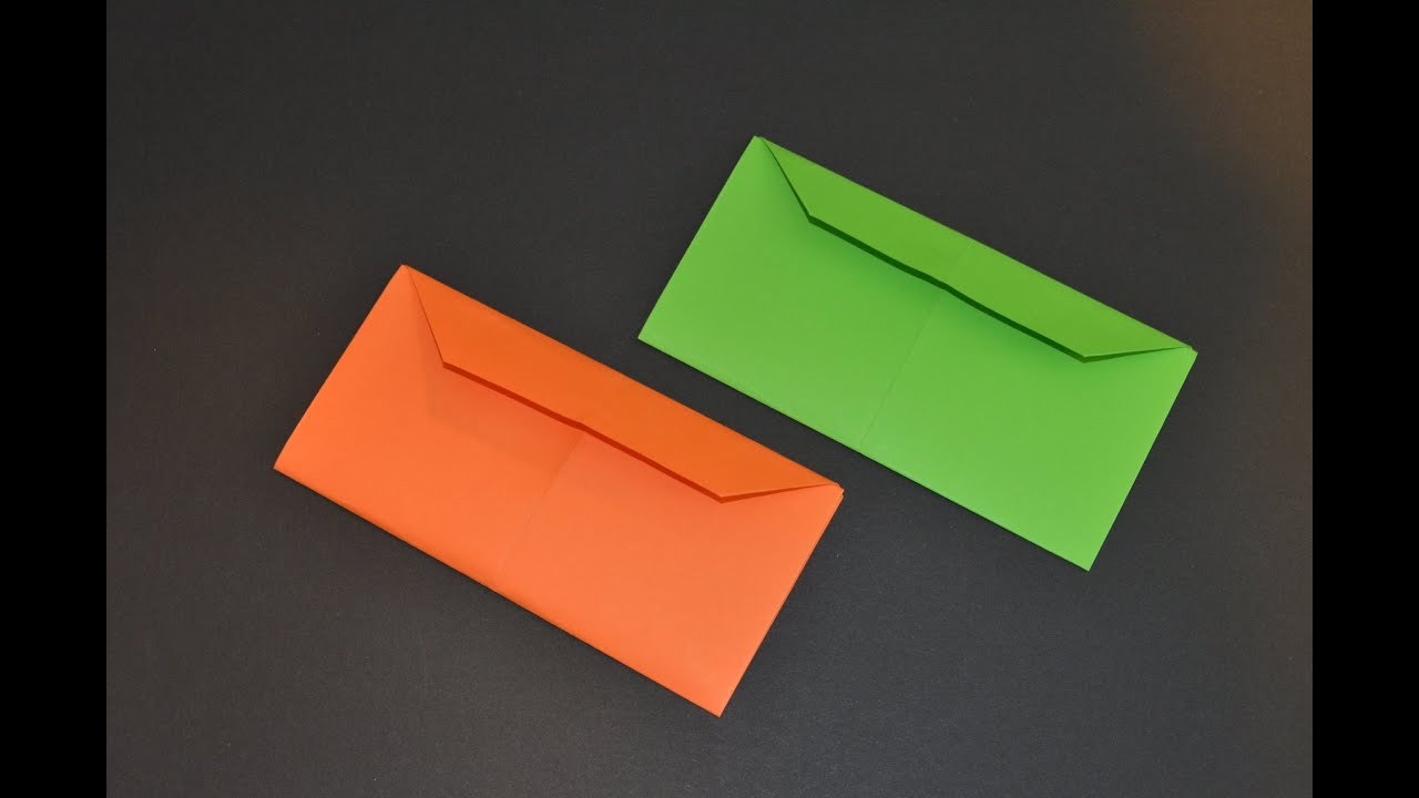 Prosperar desagüe disculpa how to make an origami envelope - YouTube