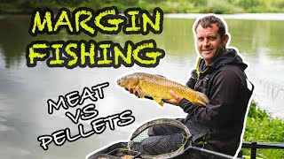 MARGIN FISHING FOR BIG FISH! (Pellets vs Meat!)