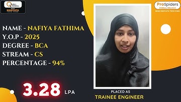 From Dreams to Reality: Nafiya Fathima