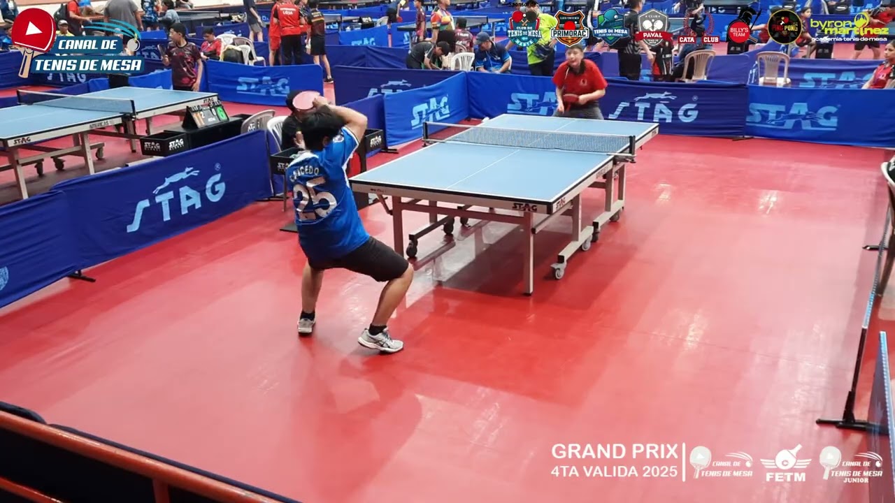 Grand Prix 2025 (4ta Válida) | U15 | Grupo 3 | Sebastian Borbor Vs Castillo Joaquin