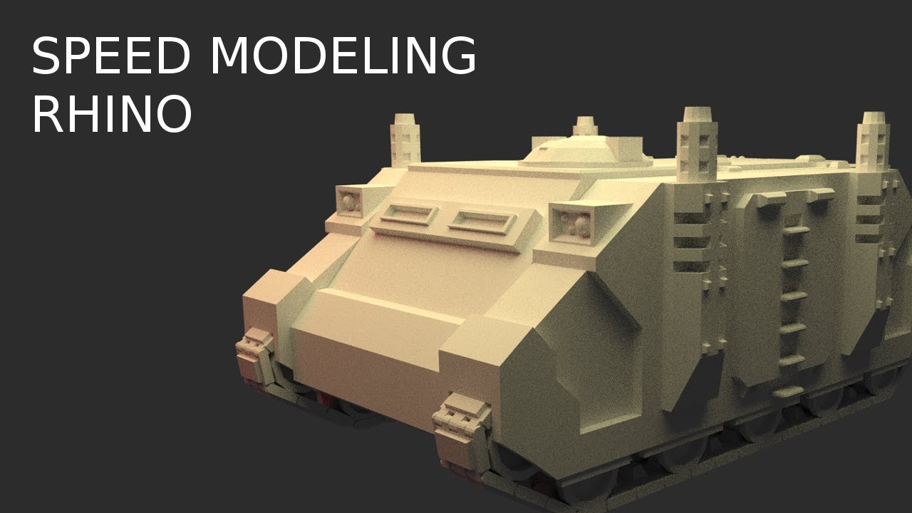 Speedmodeling Space Marine Rhino