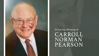 Carroll Pearson - Memorial Service