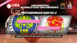 UM VS UBAYA di LIMA Basketball McDonald's East Java Conference 2017 (Women's)