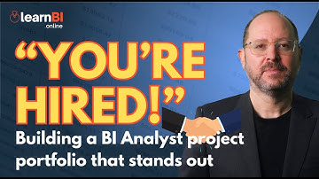 Build a Standout Analyst Project Portfolio That Will Get You Hired.