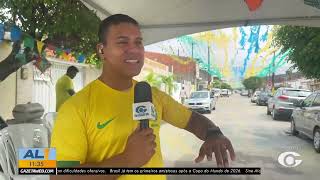 Torcida do Poço se prepara para acompanhar Brasil x Japão - 29/06/2026