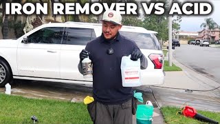 Best wheel cleaner for detailing ! Acid wheel cleaner vs Iron remover