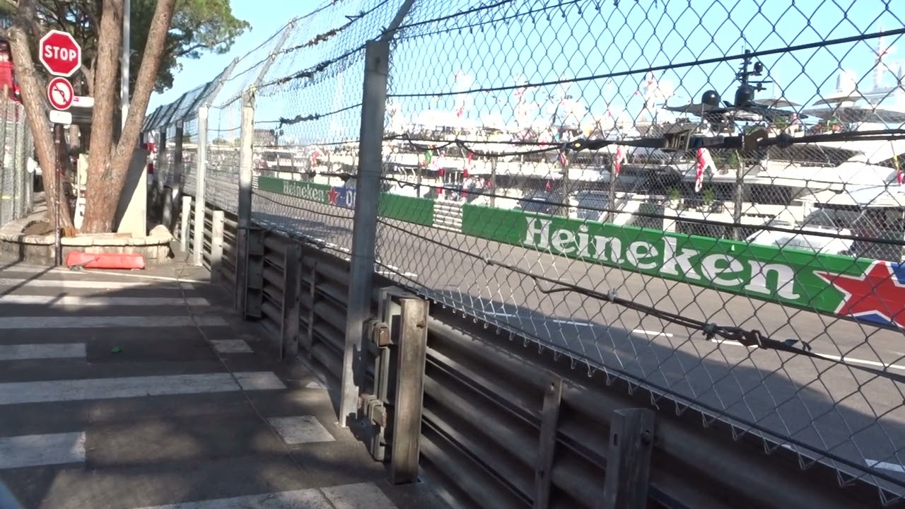 Monaco 2023 Grandstand Z last moments of Practice 2