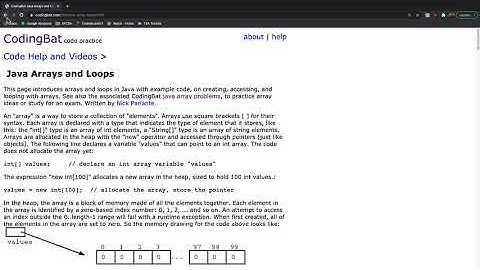 CodingBat Array 1 firstLast6 sameFirstLast