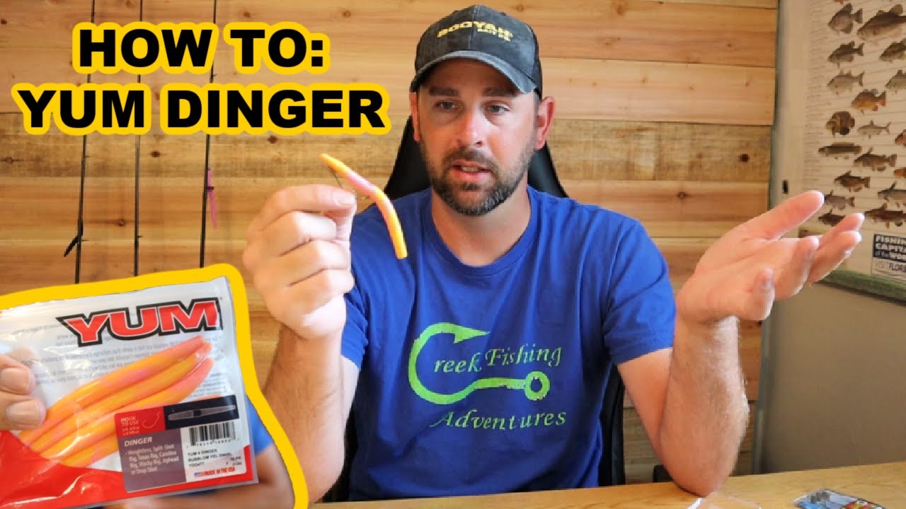 HOW I FISH the 4 inch YUM Dinger 