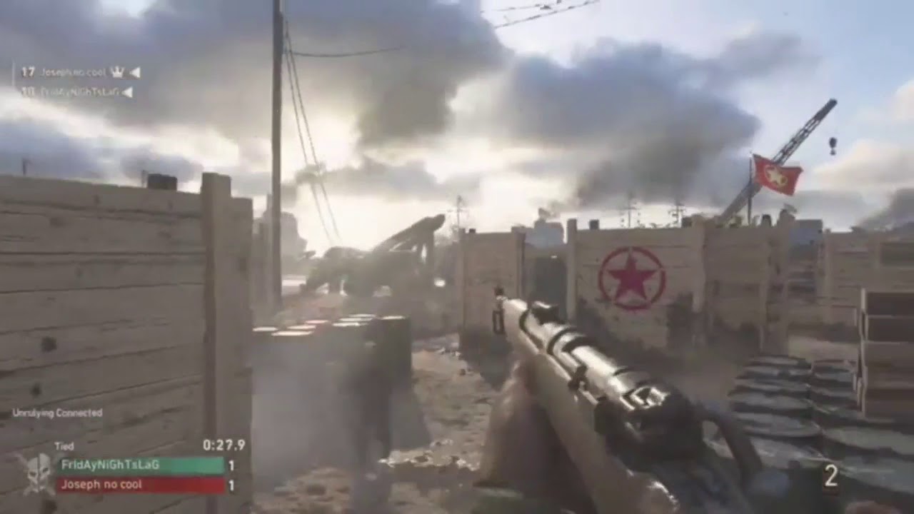 COD WWII 1v1 Arena 360 No Scope Win