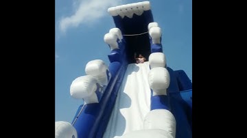 The highest water slide at Gofun Bojonegoro, Indonesia #Shorts