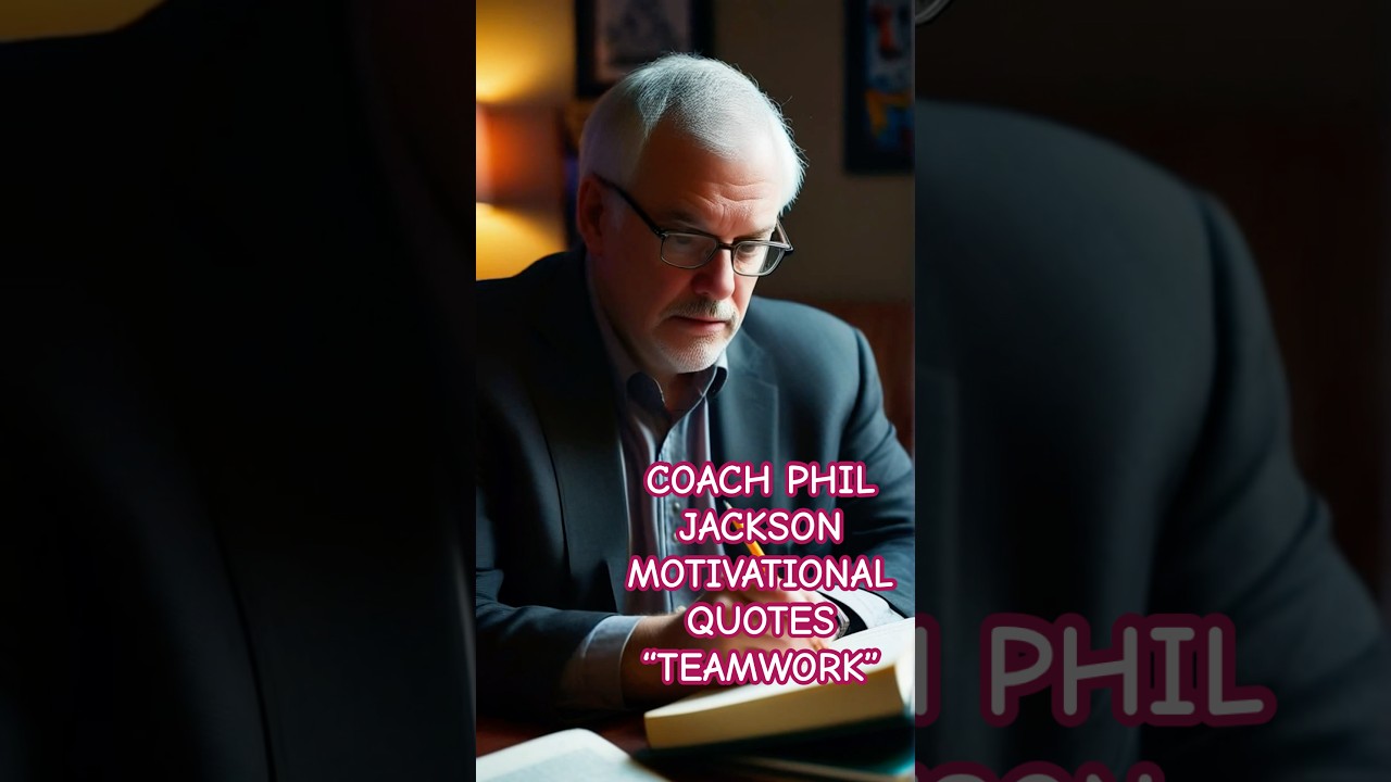 COACH PHIL JACKSON INSPIRATIONAL MOTIVATIONAL QUOTES ON TEAMWORK LEAD ...