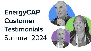 EnergyCAP Customer Testimonials, Summer 2024