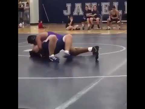 Wrestling Ref Slides Across Floor Youtube